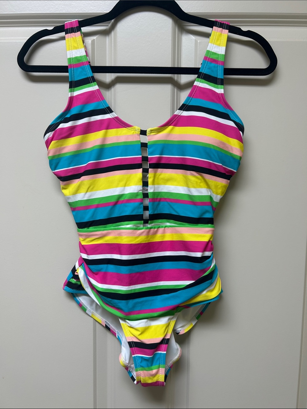 Anne Cole Colorful Striped One-Piece Swimsuit